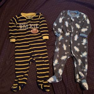 Lot of Fleece Pajamas